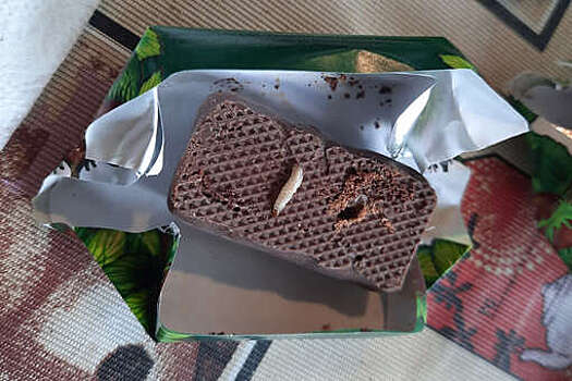 Житель Подмосковья купил в магазине конфеты с червями