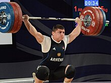 Тяжелоатлет Андраник Карапетян стал чемпионом Европы