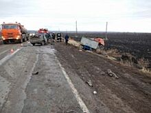 В Бузулукском районе в ДТП с «КамАЗами» погиб водитель «ВАЗа»