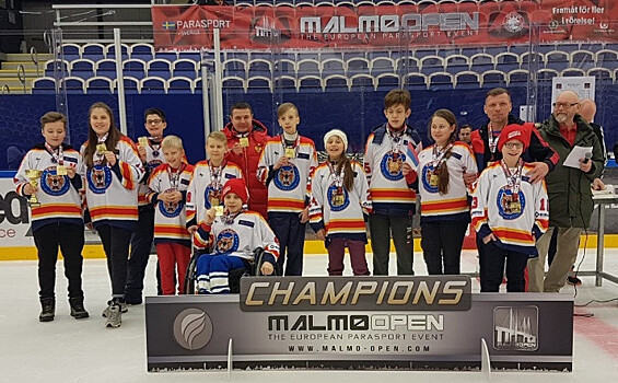 Детская следж-хоккейная команда «Тропик» стала победителем турнира в Швеции