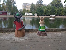 Фото дня: Скульптуры любимых героев советских мультфильмов появились в парке 1 Мая