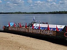 Плавучий музей "Паром Памяти" прибыл в Ульяновск