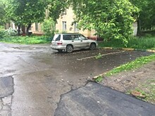 Во дворе в Севастопольском проезде отремонтировали проезжую часть