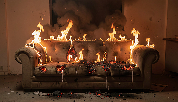 Кузбассовец лёг на диван и погиб