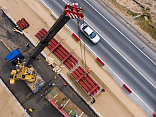 Строительство моста через Сок в Самаре вышло на новый этап