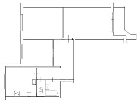 Перепланировка: 5 идей для трехкомнатной квартиры серии П-44