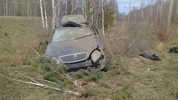 В Чебаркульском районе водитель «Мерседеса» погиб на месте ДТП