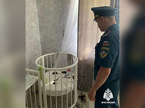 В Башкирии новорожденный умер после возгорания детской кроватки
