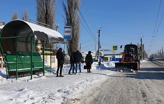 На улицах Курска работают 78 снегоуборочных машин