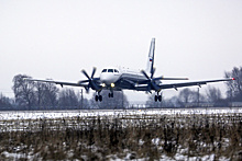 Новый пассажирский самолет Ил-114-300 совершил первый полет