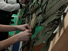 Для жителей Украинки провели мастер-класс по созданию маскировочных сетей