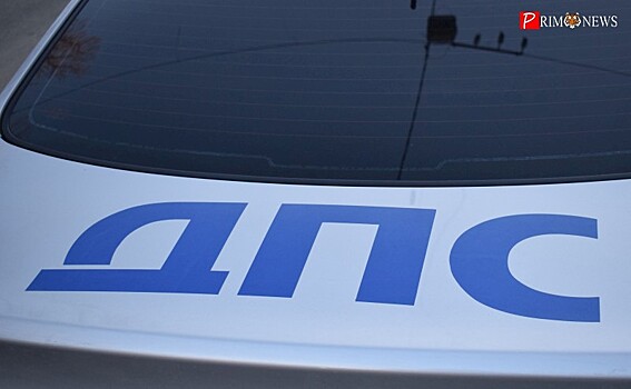 Иномарка протаранила и опрокинула полицейский УАЗ в Уссурийске