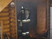 В Ульяновской области при пожаре в бане пострадал человек