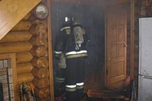 В Ульяновской области при пожаре в бане пострадал человек