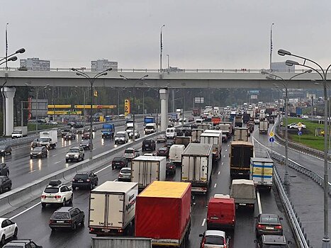 Движение на участке МКАД в Бирюлево Восточном затруднено из-за ДТП