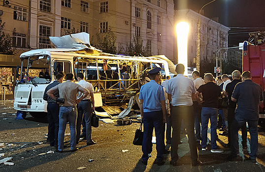 Депздрав Воронежской области: у пострадавших при взрыве в автобусе не зафиксировано ранений от инородных объектов