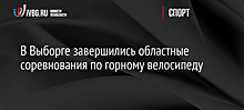 В Выборге завершились областные соревнования по горному велосипеду