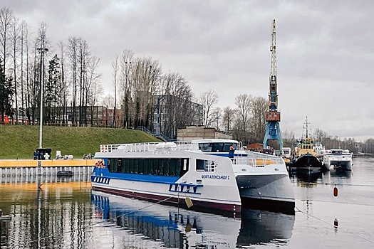 В Петербурге запустят скоростные катамараны в Кронштадт и Петергоф