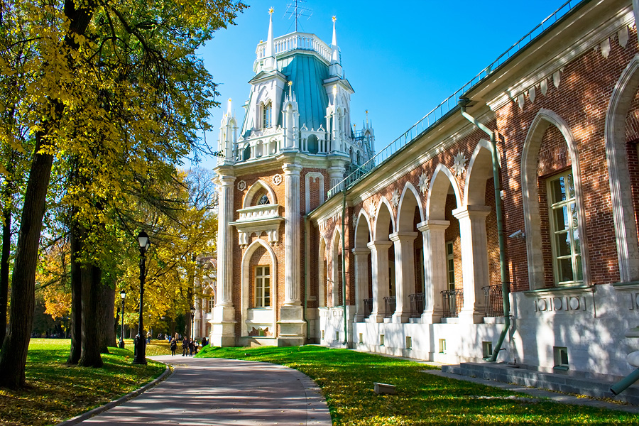 Большой дворец, Парк Царицыно, Москва, Россия, Европа