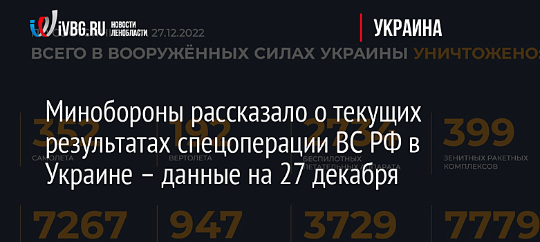 МО РФ сообщило об уничтожении в Харьковской области двух артиллерийских систем М777