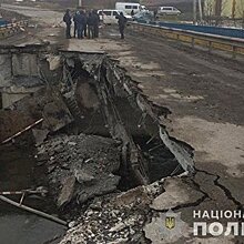 В Тернопольской области рухнул автомобильный мост