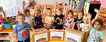 Дети Краснодарского края поддержали бойцов СВО на Украине