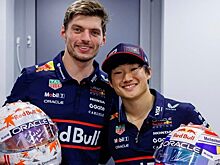 Макс Ферстаппен сделал прощальный подарок Юки Цуноде