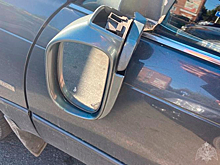 Житель Таштагола "избил" машину неприятеля оторванными номерами