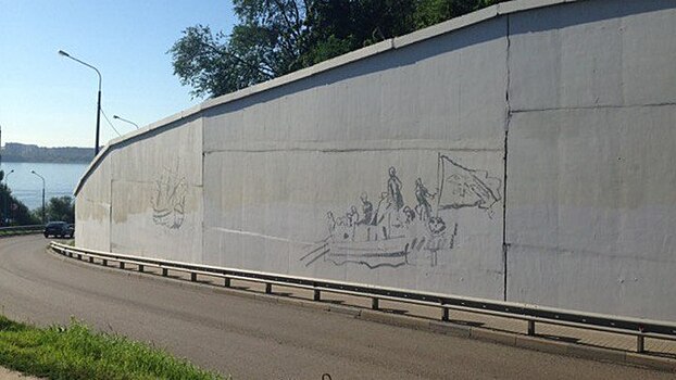 Граффити с изображением Петра I появится в Воронеже к концу августа