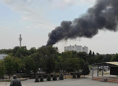 Пожар произошел на территории воинской части в Ставропольском крае