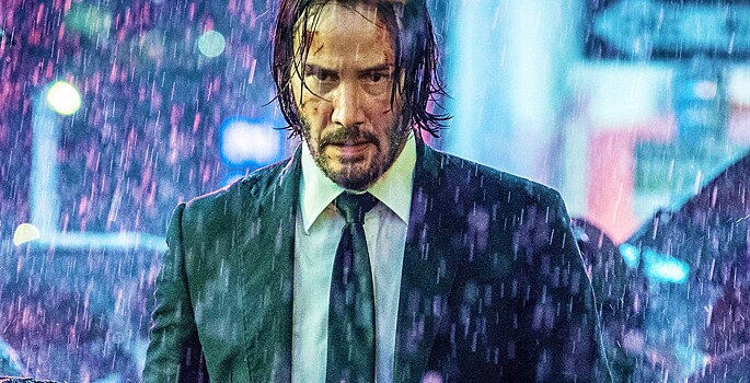 Киану Ривз на первом постере "Джона Уика 3"