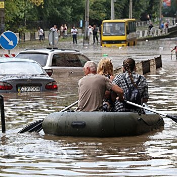 Потоп во Львове: На город обрушилась стихия. Фоторепопртаж