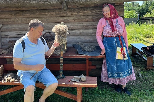 В Прикамье гости фестиваля "Цветье" окунулись в атмосферу быта наших предков