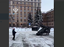 Беспилотный бульдозер, разработанный в Челябинске, уберёт снег и обезвредит мины (ВИДЕО)