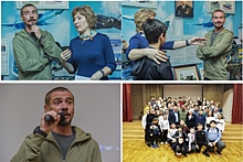 В школе № 1383 в САО прошла встреча с актером театра и кино Денисом Никифоровым