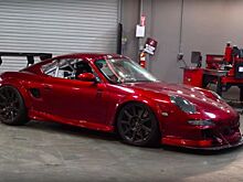 Biturbo Porsche Boxster в тюнинговом исполнении показан на ролике в сети