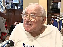 103-летний мужчина назвал оригинальную причину долголетия