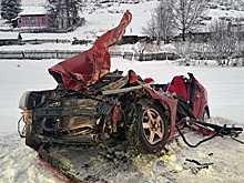 В Республике Алтай в ДТП с погрузчиком погибли два человека