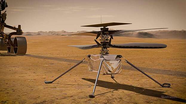 Марсианский вертолет НАСА Ingenuity сообщает о своем состоянии