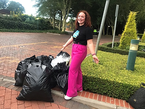 Сделала Африку чище!