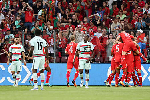 Победный гол на 1-й минуте игры — в видеообзоре матча Лиги наций Швейцария — Португалия