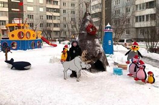 В Красноярске назвали самые красивые зимние двор, витрину и офис
