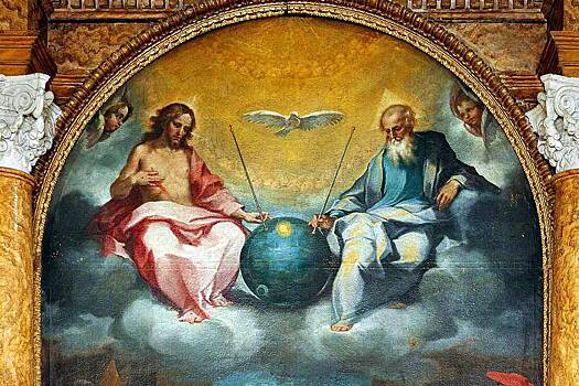 Любители искусства обнаружили советский спутник на картине XVI века с Иисусом