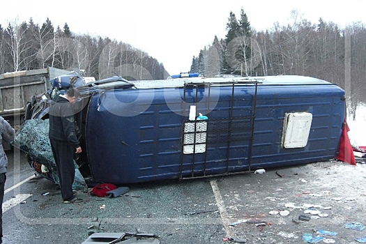 Число пострадавших в ДТП с микроавтобусом в Подмосковье возросло до 17 человек