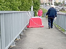 Из-за обвалившихся плит на мосту по улице Терешковой в Липецке перекроют движение трамваев