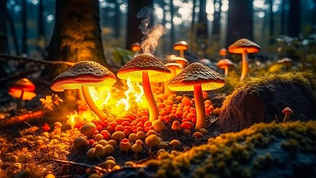 SD: австралийскими учеными разработан огнеупорный материал из грибов, предотвращающий пожары