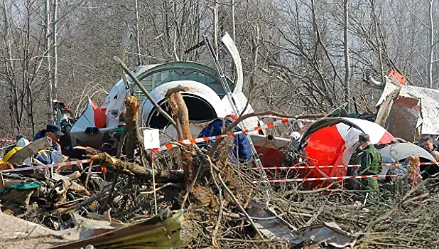 В Польше продлено расследование крушения самолёта Ту-154 под Смоленском