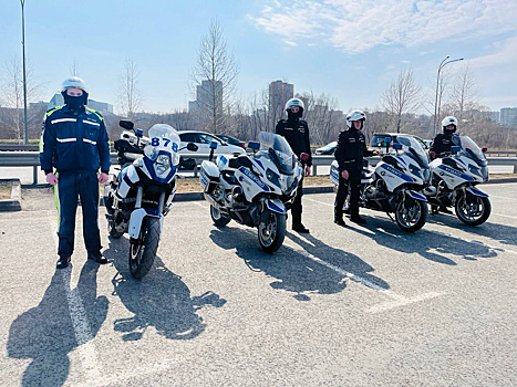 Мотопатруль начал ловить нарушителей на кемеровских дорогах