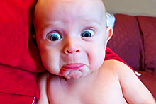 Вот это эмоции: 20 самых смешных фото малышей с выразительной мимикой