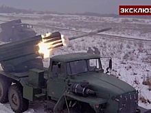 Морпехи разыграли «шахматную партию» на БТР-82А на учениях под Калининградом
